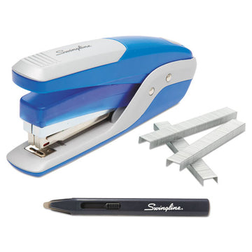 Swingline® Quick Touch Stapler Value Pack, 28-sheet Capacity, Blue-silver freeshipping - TVN Wholesale